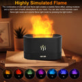 180Ml Flame Air Humidifier Essential Oil Diffuser,  3D USB 7 Color Light Aroma Diffuser