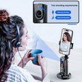 Auto Face Tracking Phone Holder Tripod, No App Required, 360° Rotation Smart Face Body Tracking Tripod