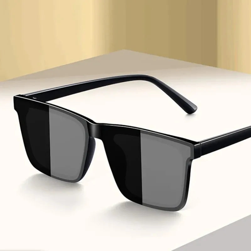 New Sunglasses Men'S Driving Anti-Uv Sunglasses Concave Shape Ladies Long Frame