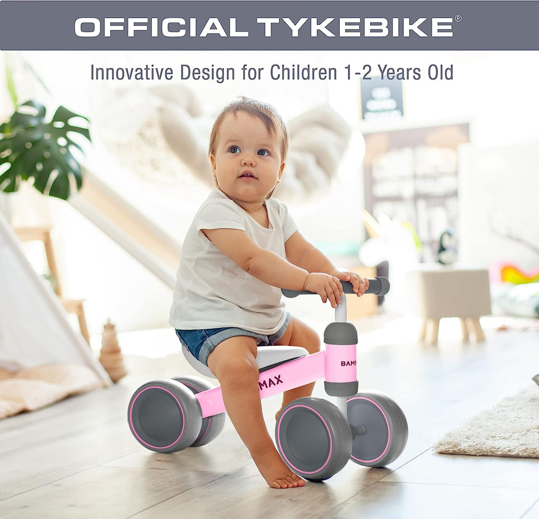 Tykebike® Ride on Toy | Baby Balance Bike for Toddlers 1-2 Years | Lightweight Steel Kids Bike