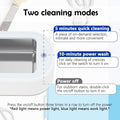 Ultrasonic Jewelry Cleaner, 22Oz (640Ml) 48Khz Ultrasonic Cleaning Machine, Portable Household Professional Glasses Cleaner, Sonic Jewelry Cleaner Machine