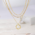 Layered Gold Necklaces for Women, Stackable Dainty 14K Real Gold Plated/Silver Chain Necklace Layering Beach Cute Fashion Pendant Choker Necklaces Trendy Jewelry Set Gifts for Women Teen Girls