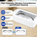 Ultrasonic Jewelry Cleaner, 22Oz (640Ml) 48Khz Ultrasonic Cleaning Machine, Portable Household Professional Glasses Cleaner, Sonic Jewelry Cleaner Machine