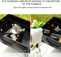 Barbecue Charcoal Grill Portable Folding BBQ Grill Barbecue Small Barbecue Grill,Outdoor Grill Tools