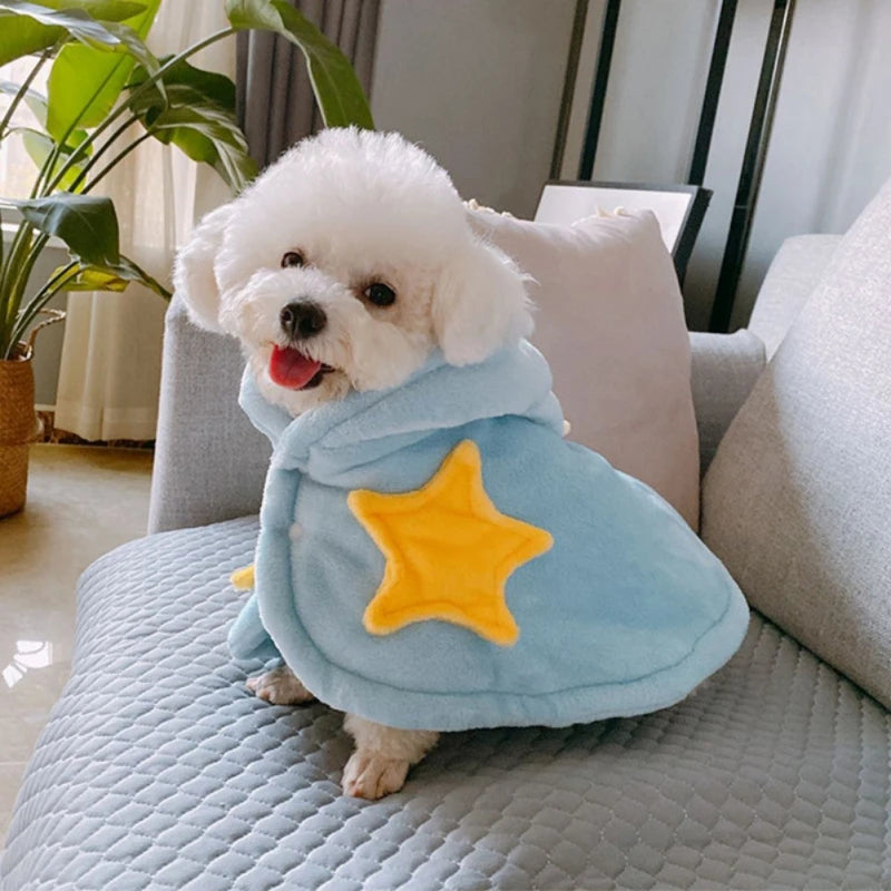 Winter Dog Quilt Soft Warm Pet Cat Dog Blanket Yorkshire Poodle Pomeranian Schnauzer Corgi Pet Cloak Dog Pajamas Coat