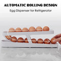 Automatic Scrolling Egg Rack Egg Storage Box Container Organizer Fridge Eggs Dispenser Refrigerator Egg Holder Kitchen Accessory