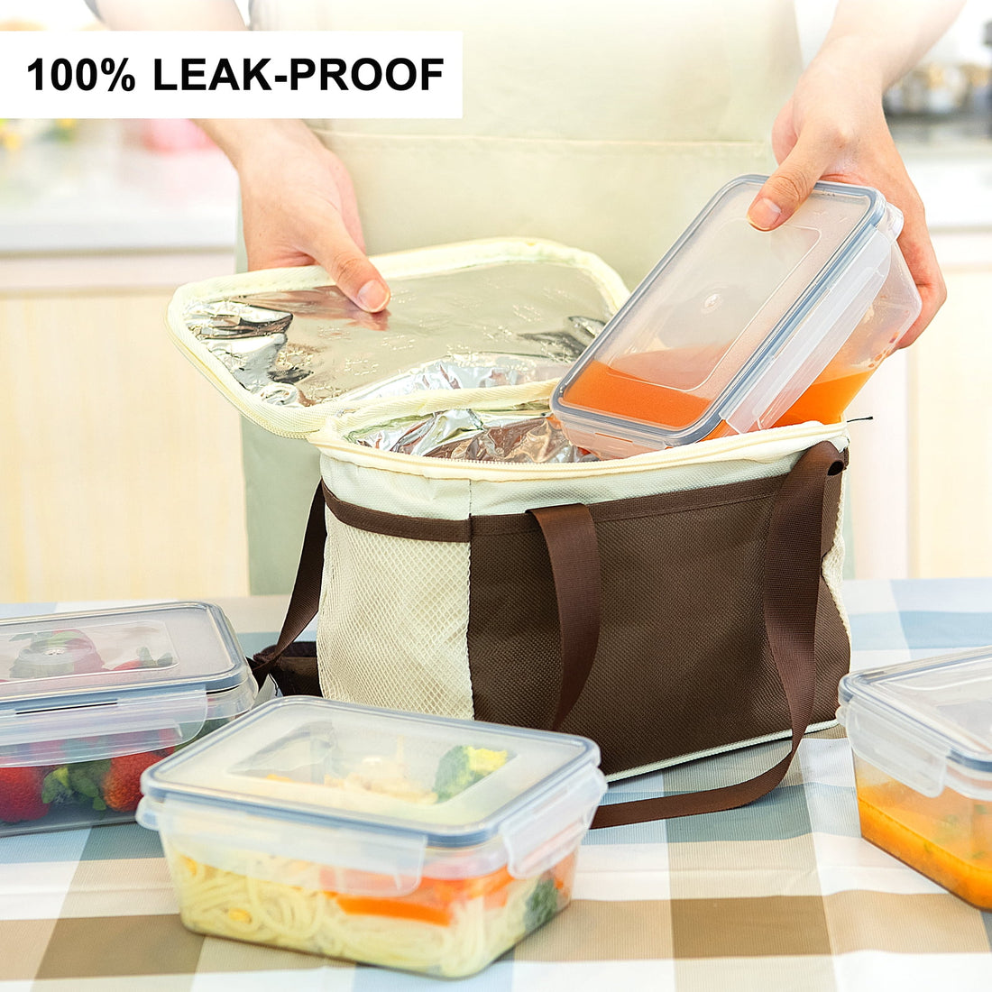 44 Pcs Food Storage Containers with Upgraded Snap Locking Lids