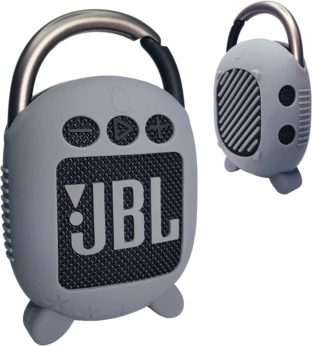 4 Portable Bluetooth Speaker, Protective Carrying Case for JBL Clip (Case Only) (Grey)