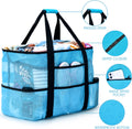 Extra Large Beach Bags for Women Waterproof Sandproof, Mesh Tote Bags Travel Pool Bag