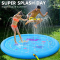 3-In-1 Kids Sprinklers for Outside, Splash Pad for Toddlers & Baby Pool 60