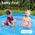 3-In-1 Kids Sprinklers for Outside, Splash Pad for Toddlers & Baby Pool 60