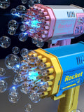 1Pc-32 Hole Space Bubble Gun for Children - Bubble Machine Handheld Gatling Gun Toy