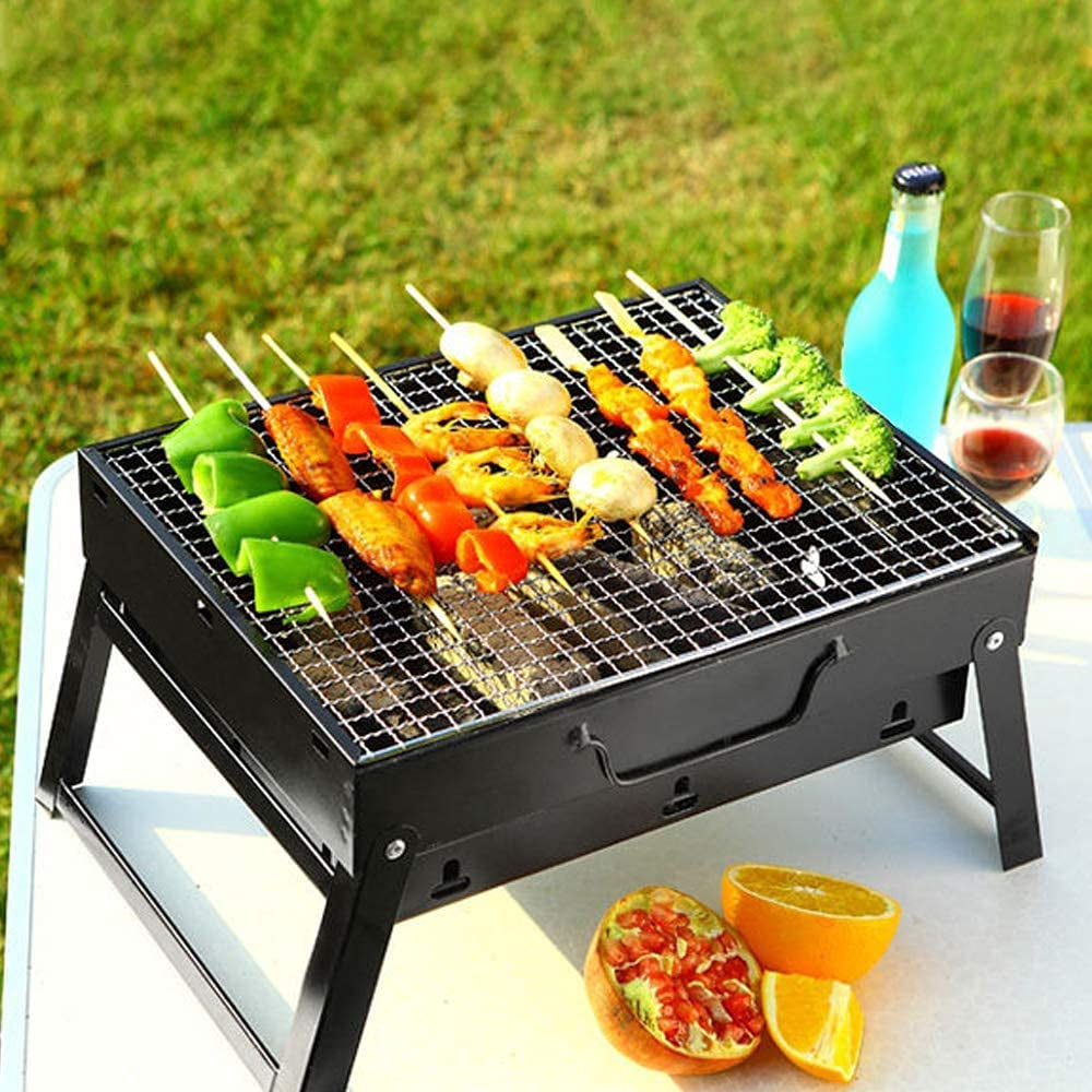 Barbecue Charcoal Grill Portable Folding BBQ Grill Barbecue Small Barbecue Grill,Outdoor Grill Tools